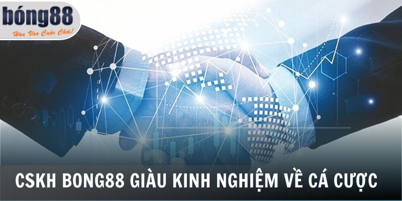 CSKH Bong88 giàu kinh nghiệm về cá cược