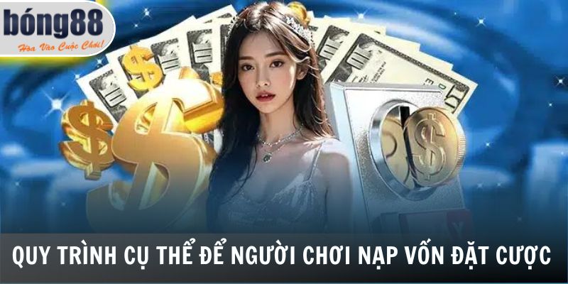 Nạp Tiền Bong88 - Giao Dịch Thuận Tiện Chỉ Với 3 Bước 6 Quy trình cụ thể để người chơi nạp vốn đặt cược