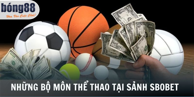 Sbobet Bong88 2 Những bộ môn thể thao tại sảnh Sbobet